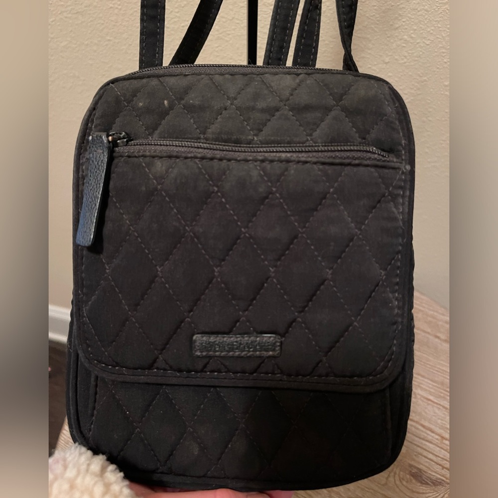 Vera Bradley Mini Hipster~ Classic Black  Crossbody Bag